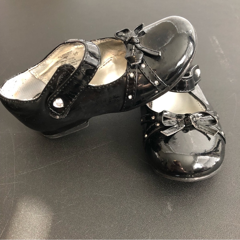 TKS Black Mary Jane Shoes Toddler Size 7